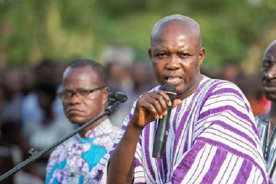 Akatsi South NCCE pays courtesy call on Benard Ahiafor  