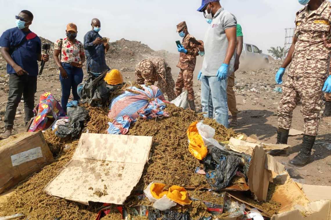 NACOC Destroys GH¢2.5M Worth of Narcotics in Northern Region