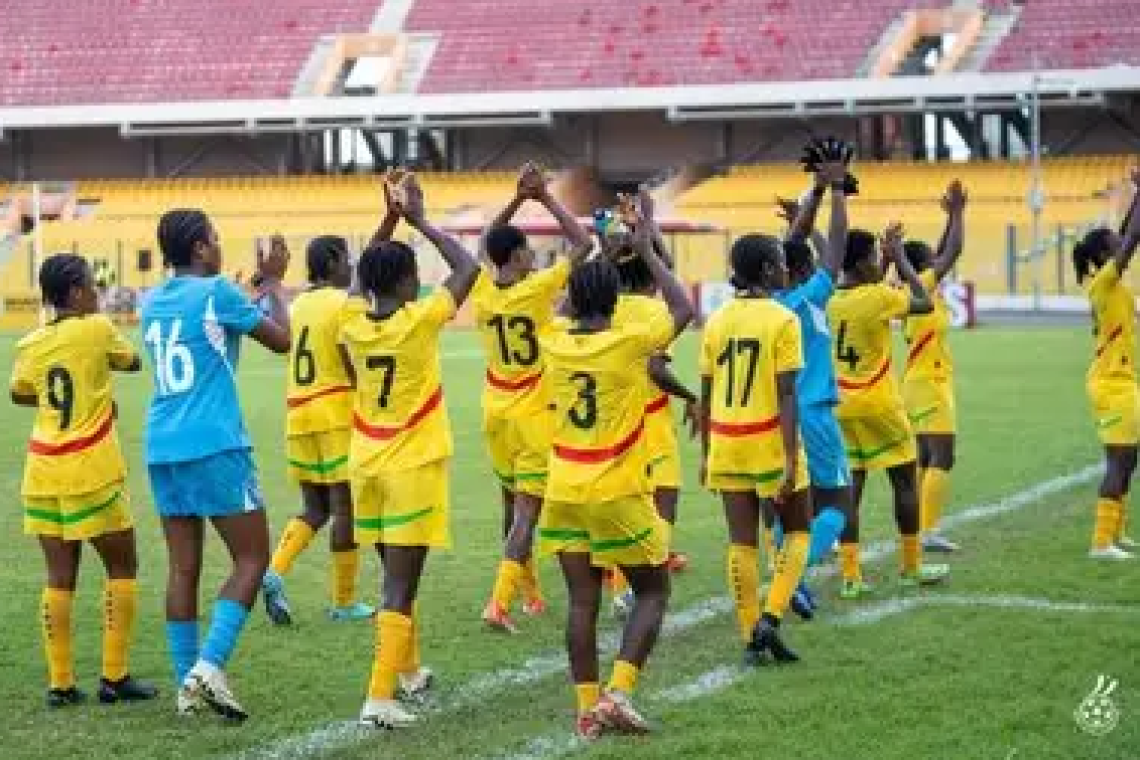 Black Princesses of Ghana secured a qualifying round for the 2026 FIFA U-20 Women's World Cup
