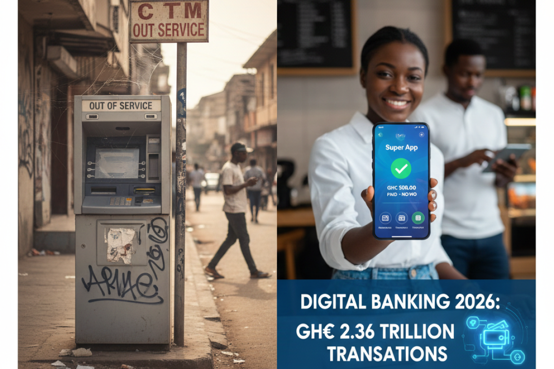 The Death of the ATM? The 2026 Shift Toward Full Digital Banking in Ghana