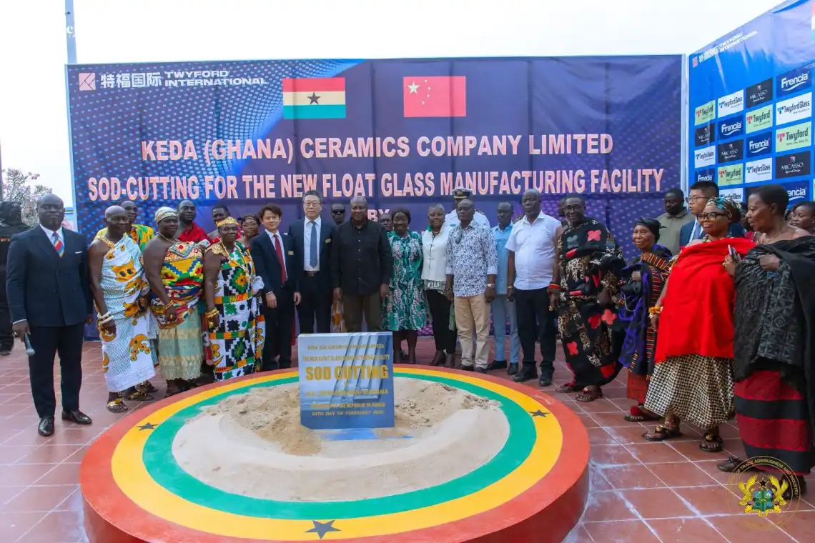 Ghana Breaks Ground on $250M Float Glass Giant: A Pillar for the 24-Hour Economy in Aboadze