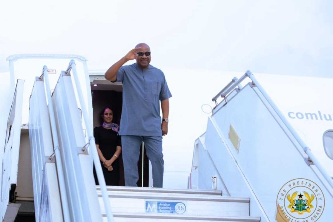 Maritime and Academic Diplomacy: President Mahama Embarks on Strategic 5-Day Visit to South Korea