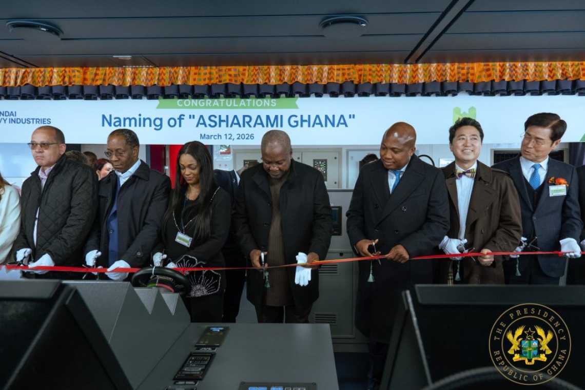 Energy Security Reset: President Mahama Commissions MT Asharami Ghana in South Korea