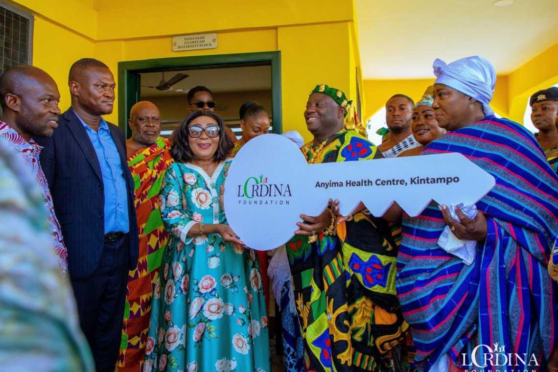 A Legacy of Care: Mrs. Lordina Mahama Commissions Renovated Anyima Health Centre