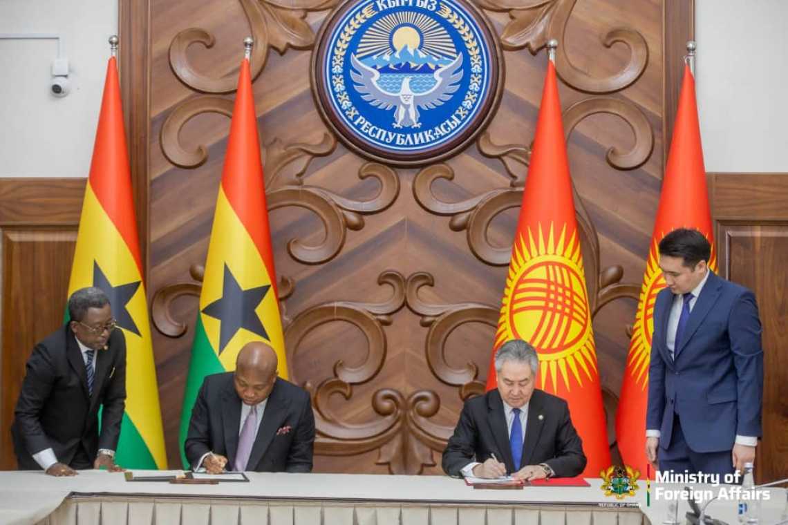 Gold and Diplomacy: Ghana and Kyrgyzstan Forge Historic "Central Asia-Africa" Alliance