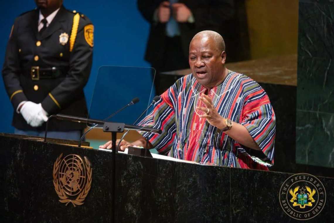 The "Moral Reset": President Mahama to Table Historic UN Resolution on Slave Trade as "Gravest Crime Against Humanity"