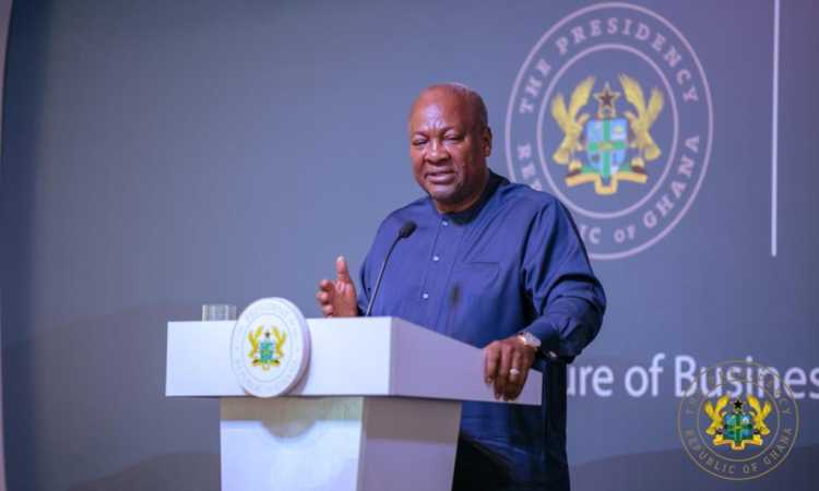 President Mahama Calls for Global Restraint and National Responsibility at Good Friday Service